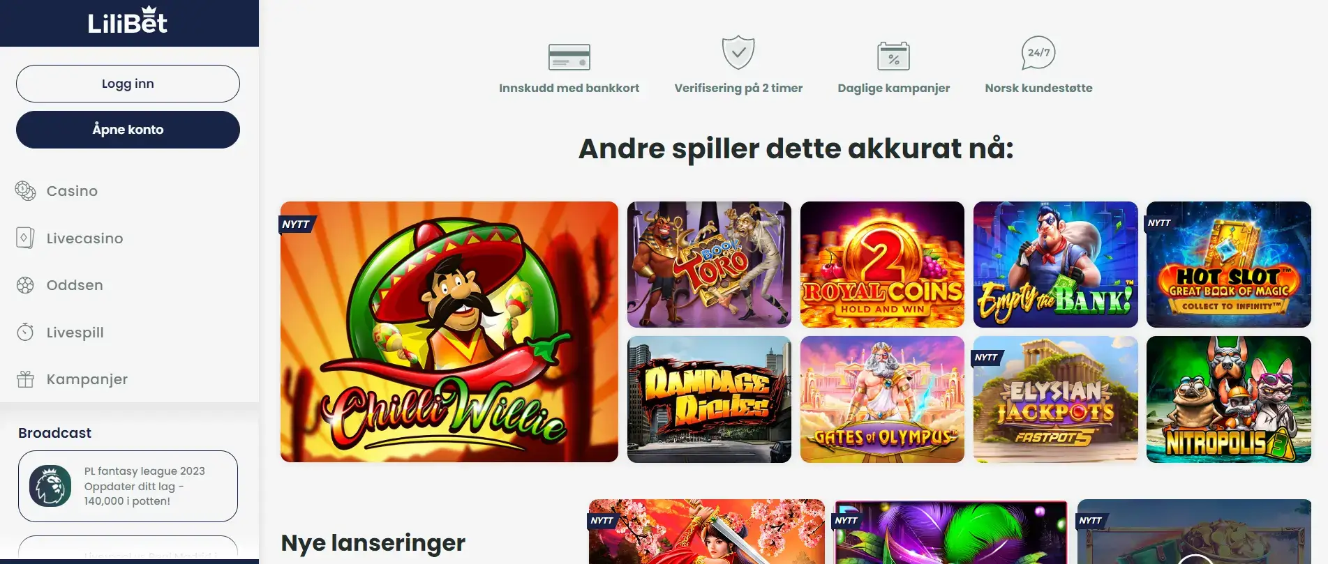 Lilibet casino