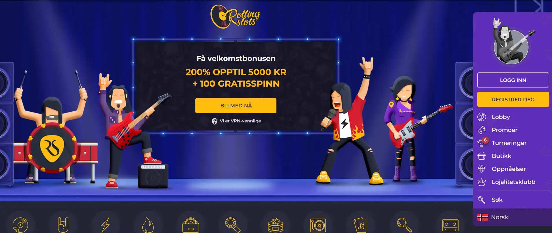 Rolling slots casino