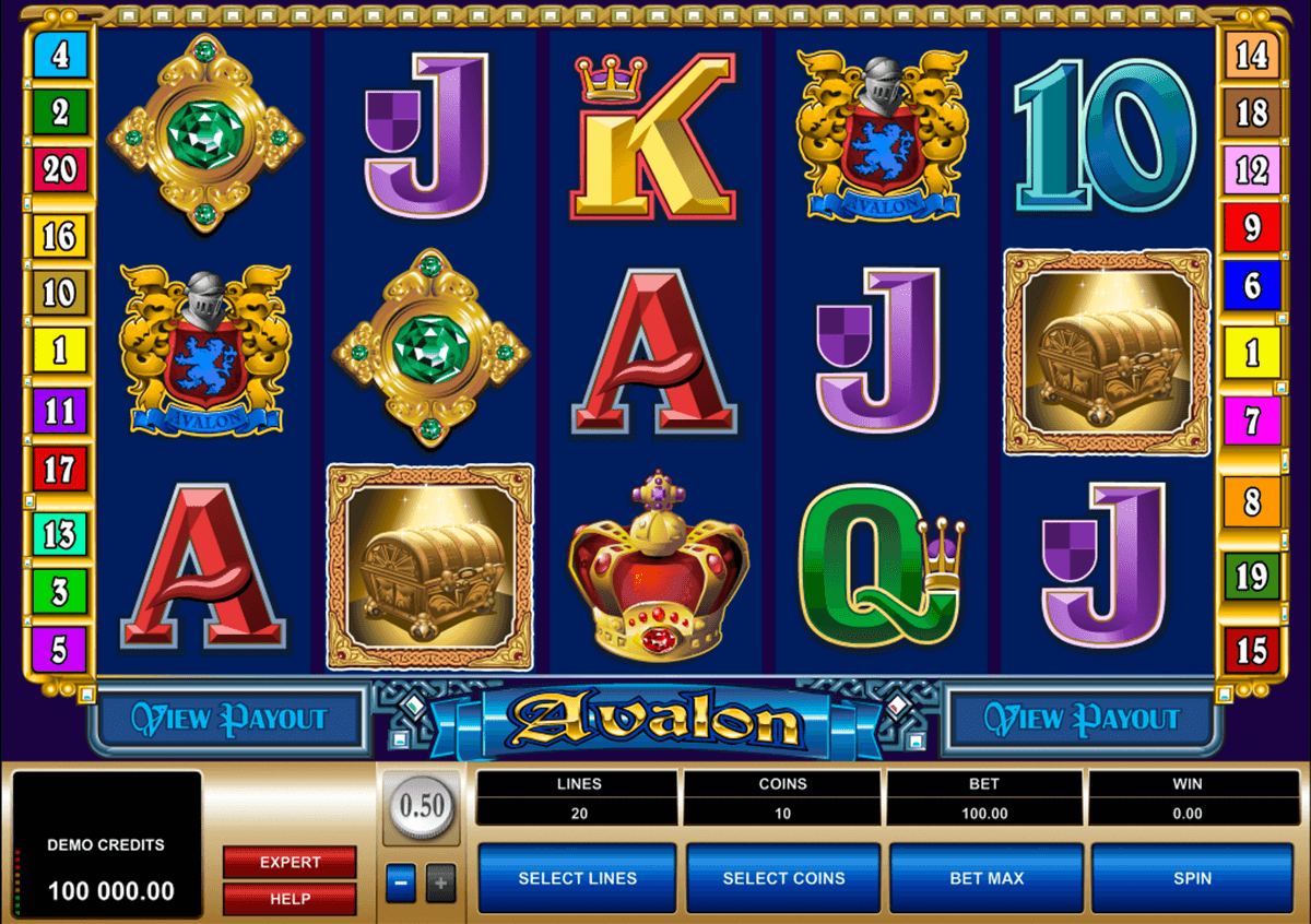 avalon microgaming spilleautomat