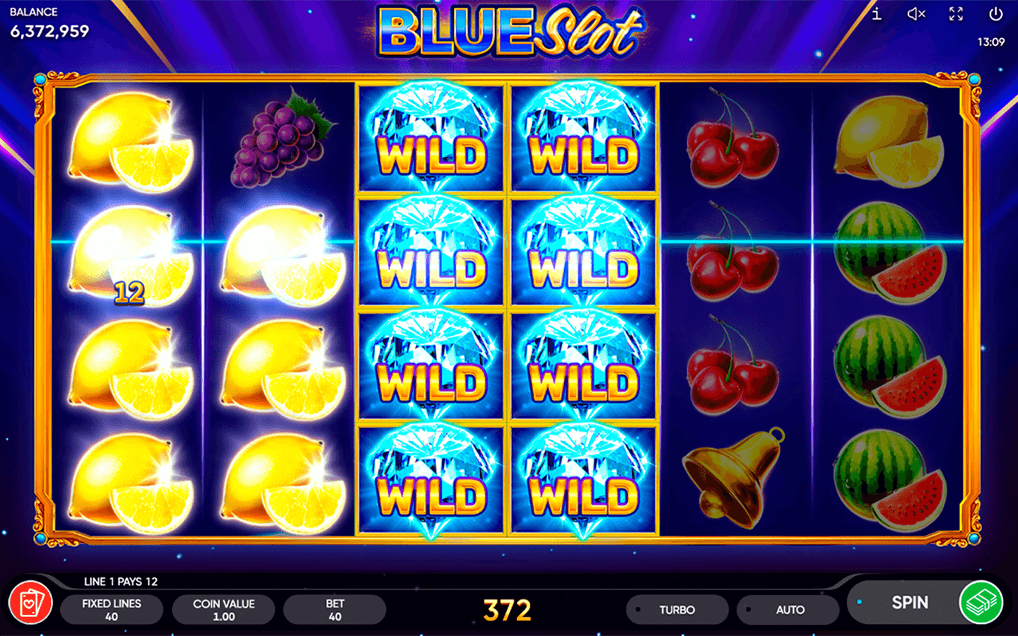 blå slot scr