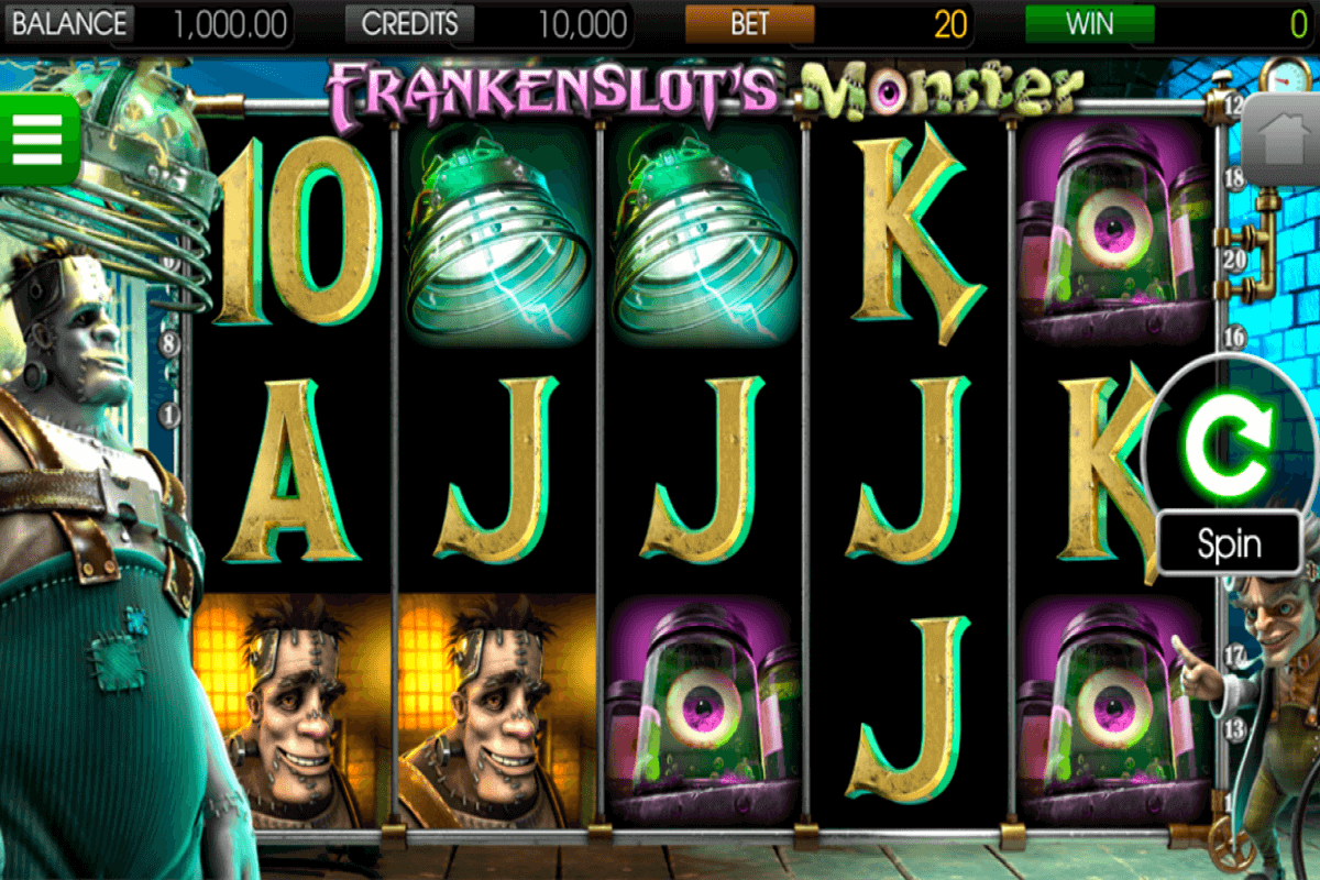 frankenslots monster betsoft skjermbilde