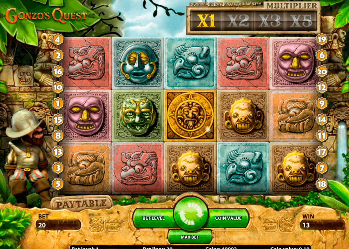 gonzos quest netent spilleautomat